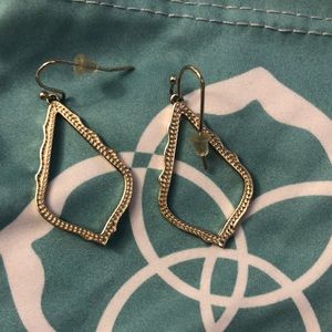 White gold Kendra Scott earrings